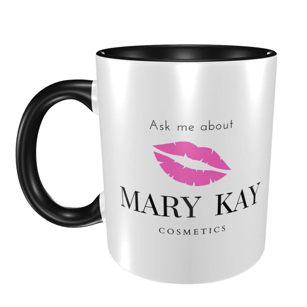 

Ask Me About Mary Kay Mug Funny Ceramic Coffee Cups Tea Mugs Milk Cup Drinkware Gift for Woman Man