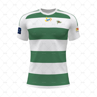 Polish Football Men Football Jersey Poland Breathable Mesh Lechia Gdańsk Jersey Home 25 Soccer Adult/KID Jersey Kit