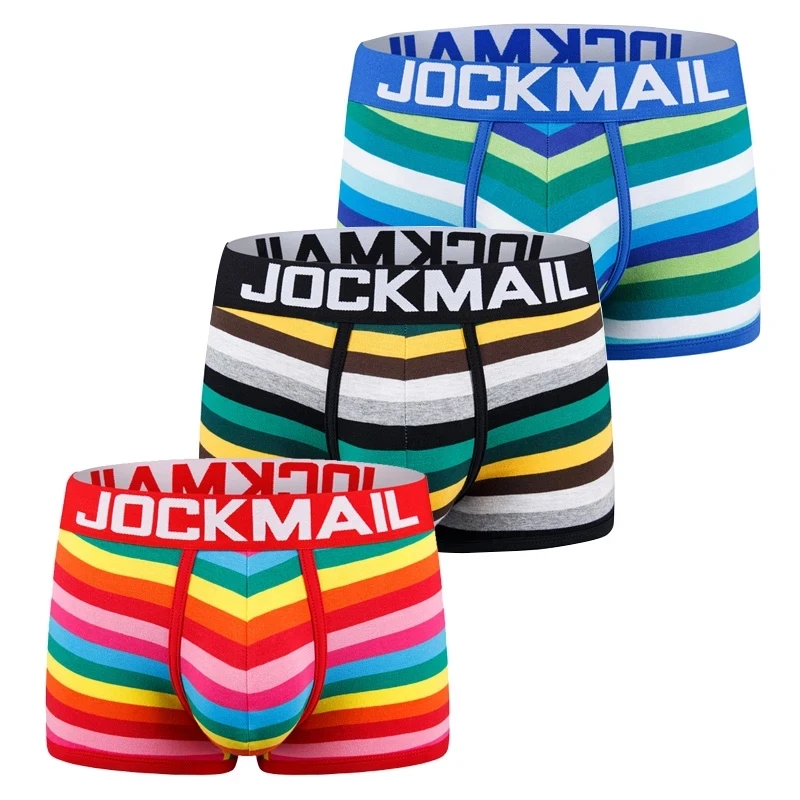 JOCKMAIL Bikini Brief Men Sexy Underwear Cotton Cuecas Masculinas Gay underpants Calzoncillo Hombre Slips Male Panties Jockstrap