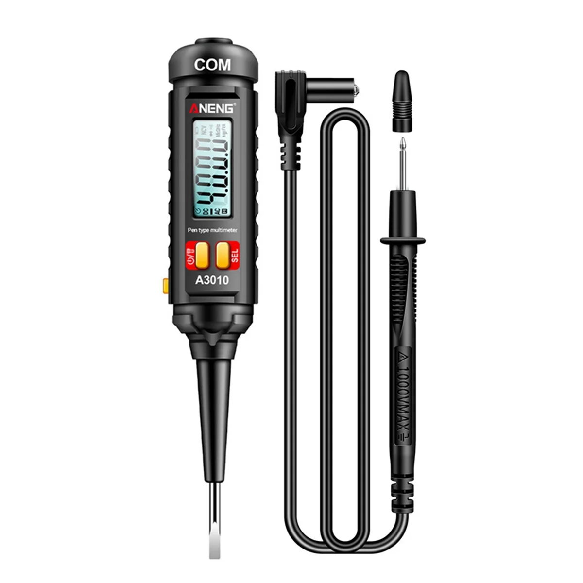 A56XQ ANENG A3010 4000 Counts Pen-Type Multimeter True-RMS Backlight Multi Meter Digital Auto Range Tester LCD Electrician Tools