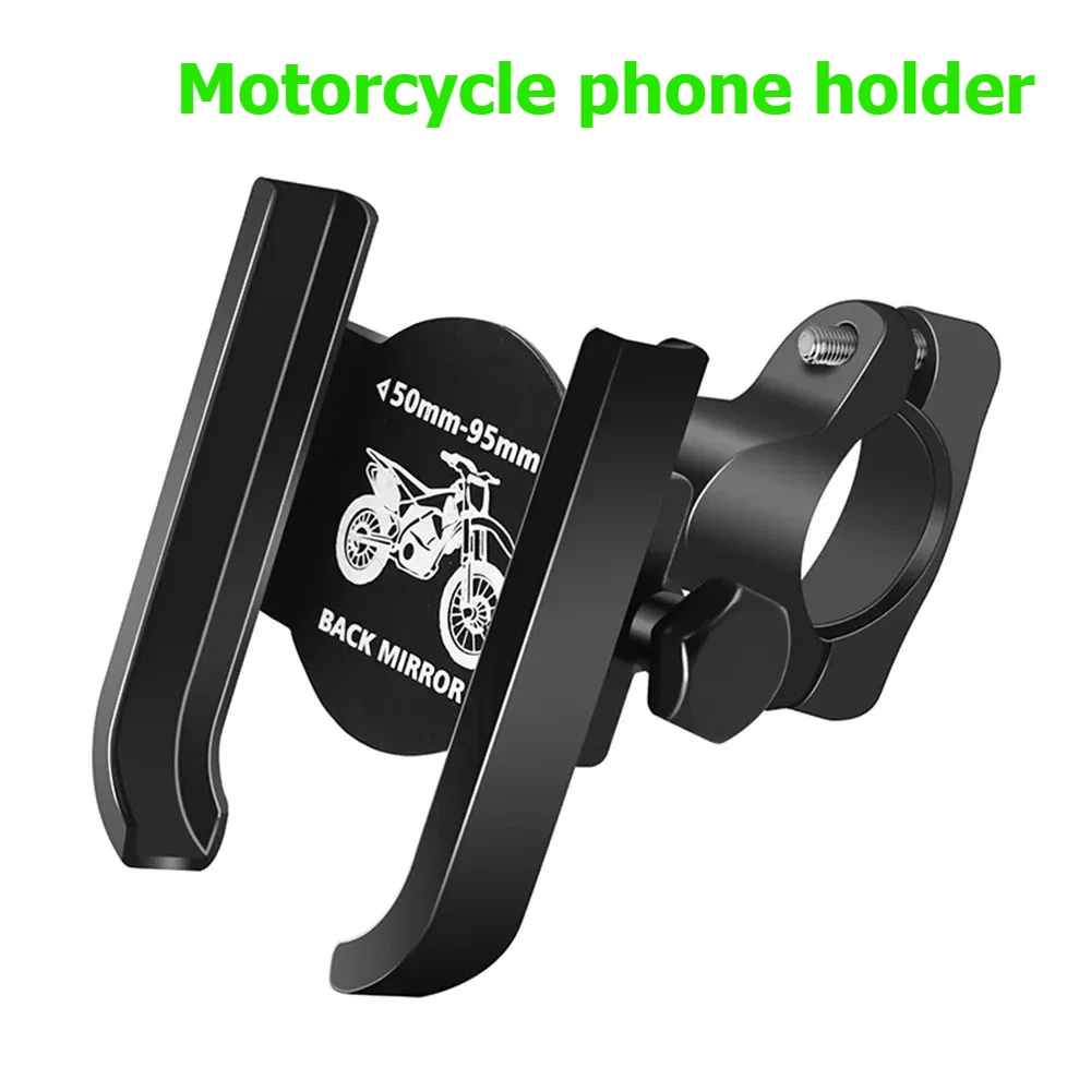 360-Grad-drehbare Motorrad-Fahrrad-Handyhalterung aus Aluminiumlegierung, Unterstützung für einfache Radfahren, Navigation, Urban und Freizeit