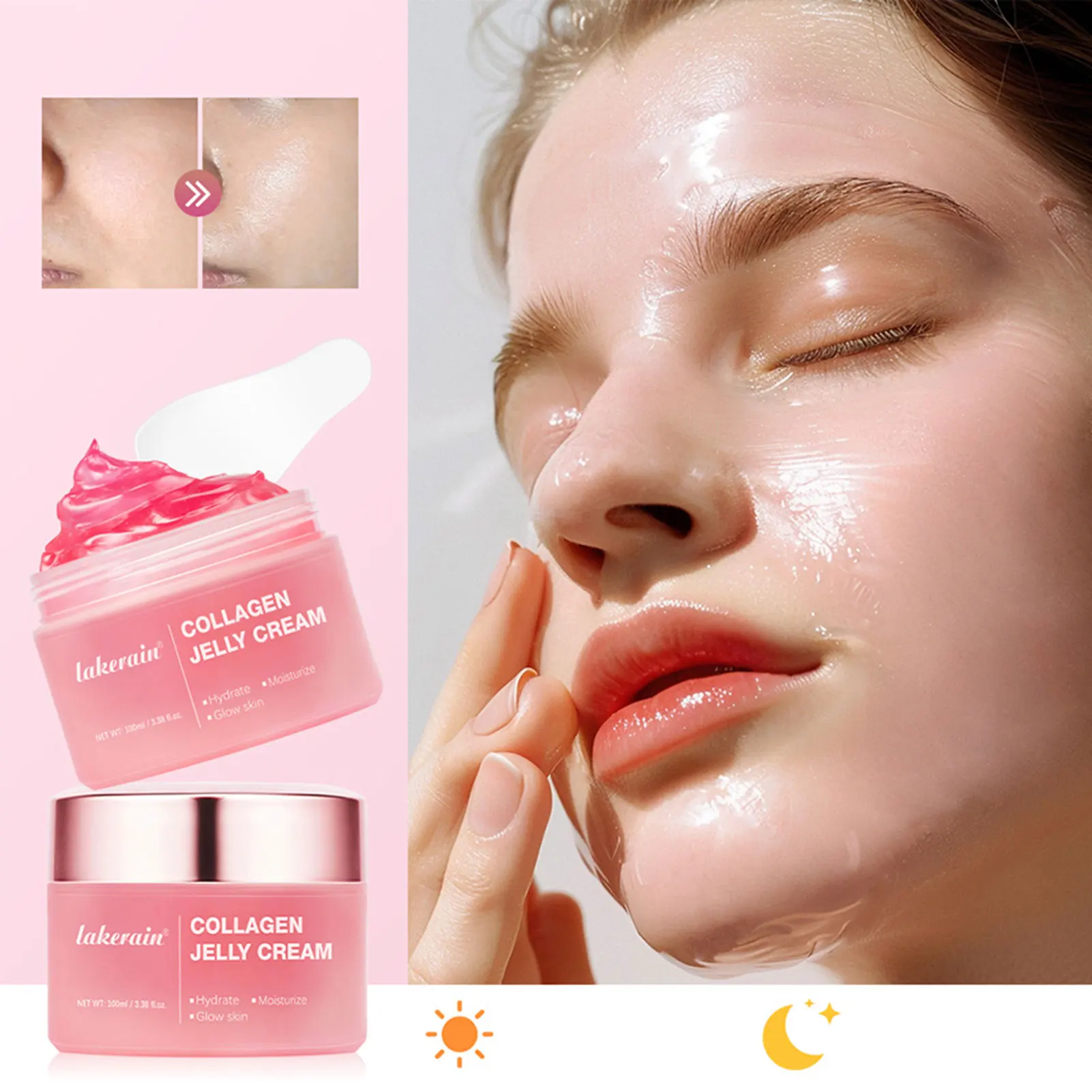 

100ml Collagen Jellys Cream,Anti Wrinkle Face Cream,Korean Moisturiser Repair Skin Elasticity Skin Care Products