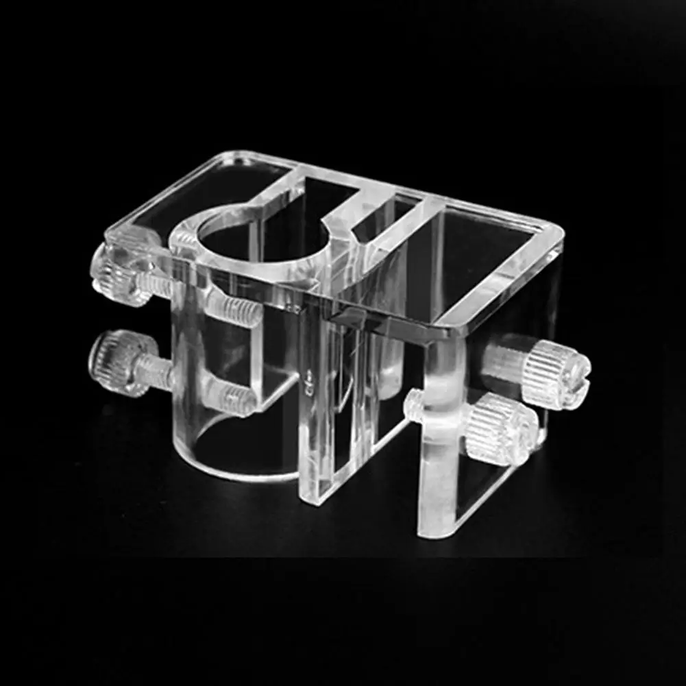 Acrylic Fixing Tubing Clamp Aquarium Fish Tank Inflow Outflow Tube Holder For Holding Hoses Pipes Tubes Dropship