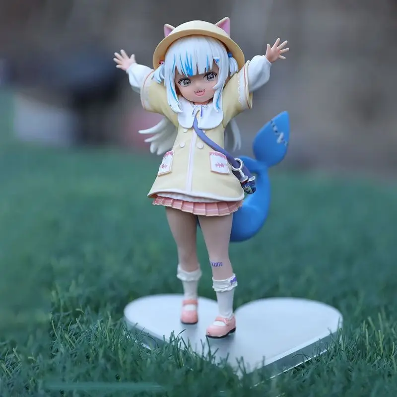 

Бестселлер: Очаровательная аниме-фигурка в стиле детского сада, статуэтка виртуальной айдол-девочки с акульим хвостом, настольное украшение, подарок для фанатов аниме