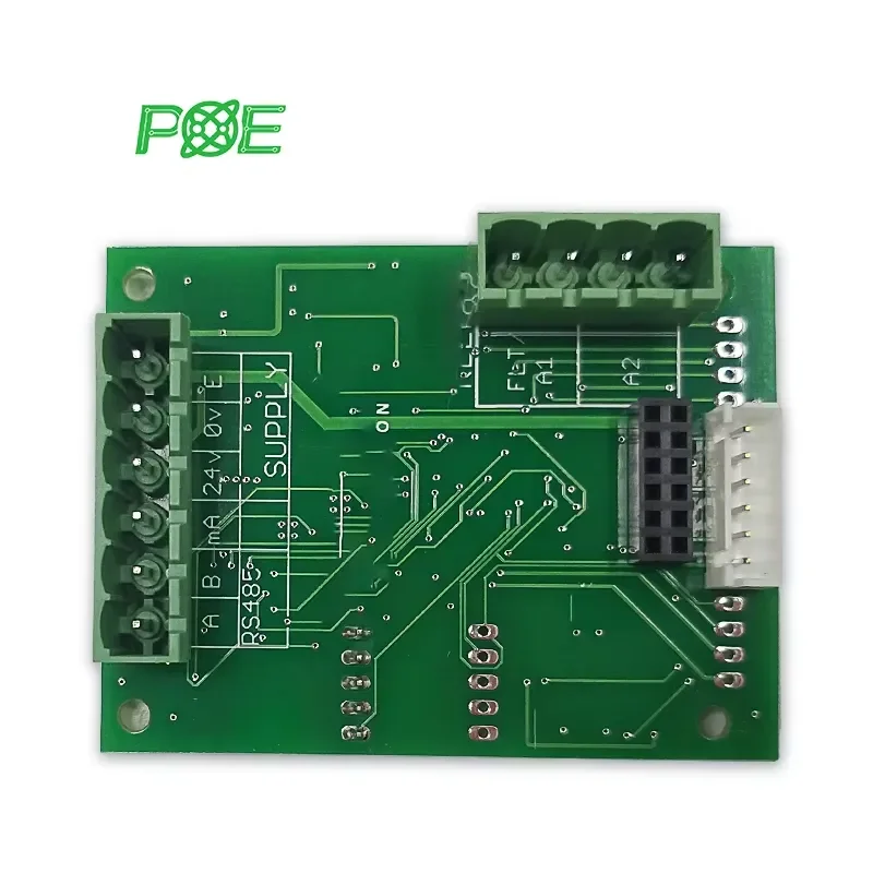 Selling OEM Multilayer LED PCBA PCB with Green Soldermask FR4 Material 1oz Copper 3.5mil Line/Gap 7-Day Lead Time in