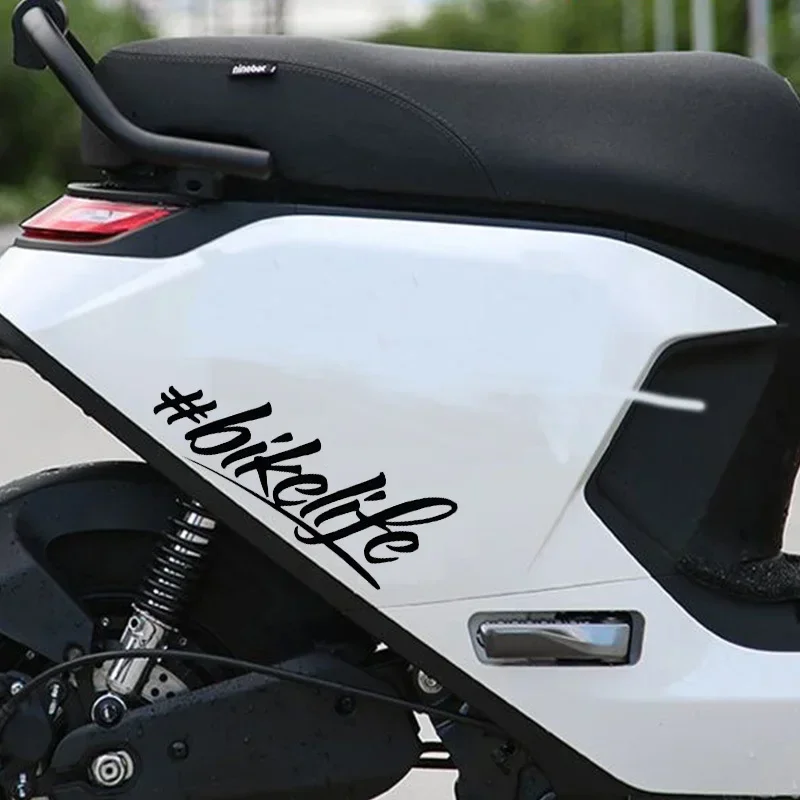 2 TEILE/SATZ Holographisch " # Bikelife" Aufkleberset, perfekt für Fahrradrahmen, Laptophüllen, Helmoberflächen für Fahrradfans