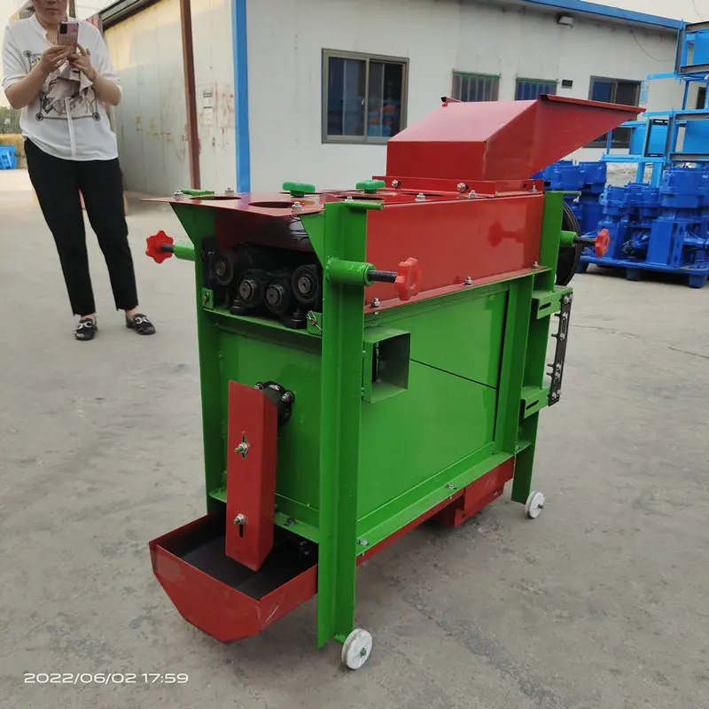 

Custom Processing Fully Automatic Small Corn Thresher Agricultural Machinery Large Household Corn Peeling and Threshing