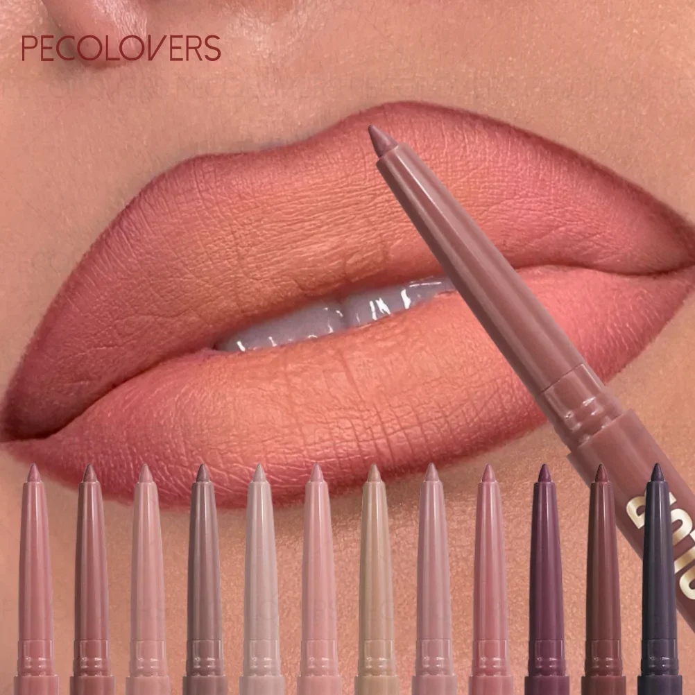 1 Piece Long-Lasting Lip Liner Pen, Waterproof, Easy Coloring Color Rendering, Charming Makeup, Beauty Essential
