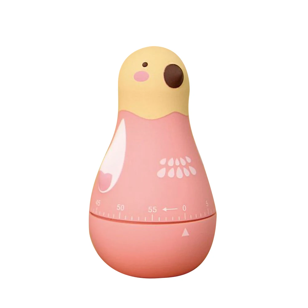 

Plastic Kitchen Parrot Shape Mechanical Countdown Timer For Cooking Baking Egg Boiling Time Management Tool Household