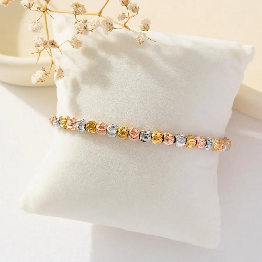 1 Pc Elegant and Stylish Lucky Bead Bracelet Unique and Niche Design Ins-style Watermelon Bead Bracelet