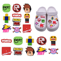 10pcs Roblox Game Shoe Flowers Cartoon Student Shoe Buckle Kawaii Decor Sandals Accessories Gift