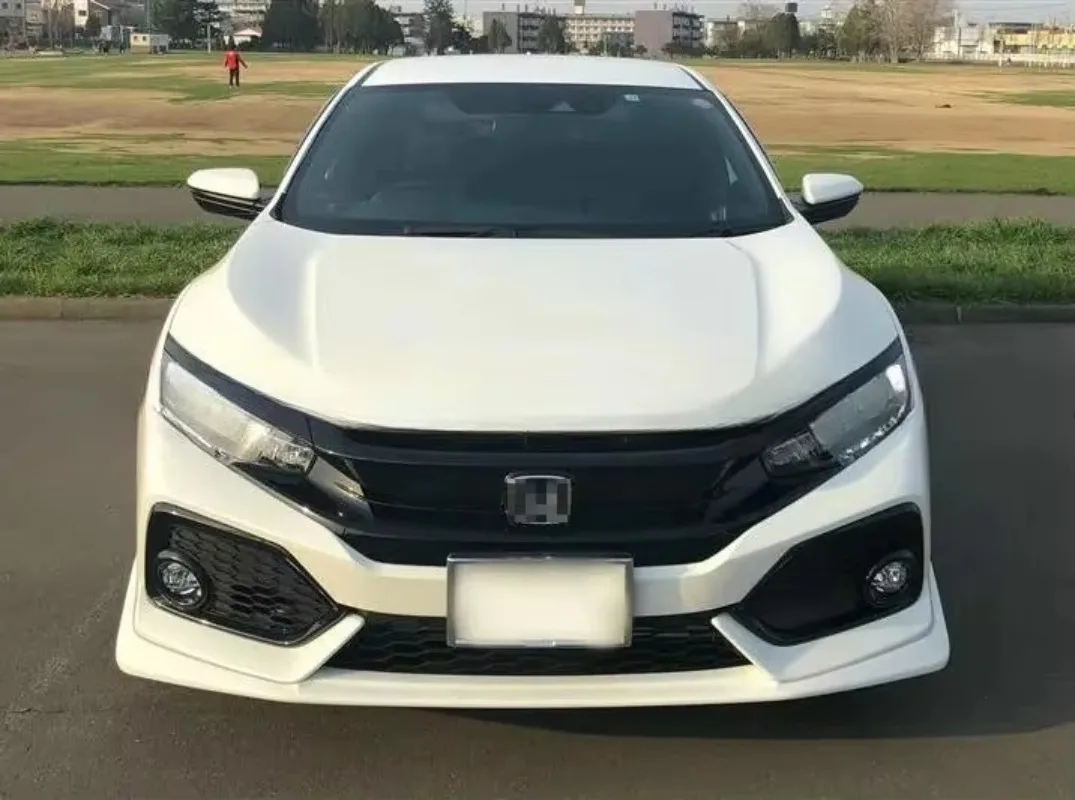 Suitable for Honda Two-car Civic FK7 Carbon Fiber Modification Mugen Unlimited Front Head Lip Front Shovel Small Surround