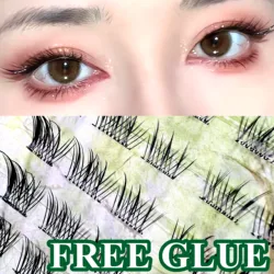 Fox Spirit Self-adhesive Thick Eyeslash Extension Personal Eye Lash Professional Makeup Individual Cluster Grafting Sweet