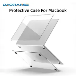 Laptop Case for MacBook Transparent Case Air 13 Inch M3 M2 Release A3113 A2681 for Macbook Pro 14 M4 2024 Case Pro 16 M4 Cover