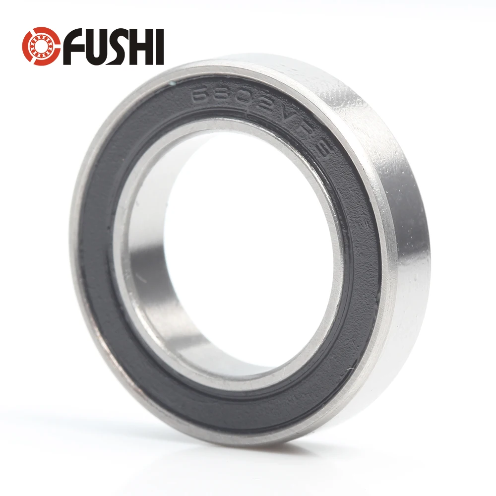 6802 2RSV MAX Bearing 15*24*5 mm 4Pcs Full Balls Bicycle Pivot Repair Parts 6802 2RS RSV Ball Bearings 6802-2RS 6802LLU