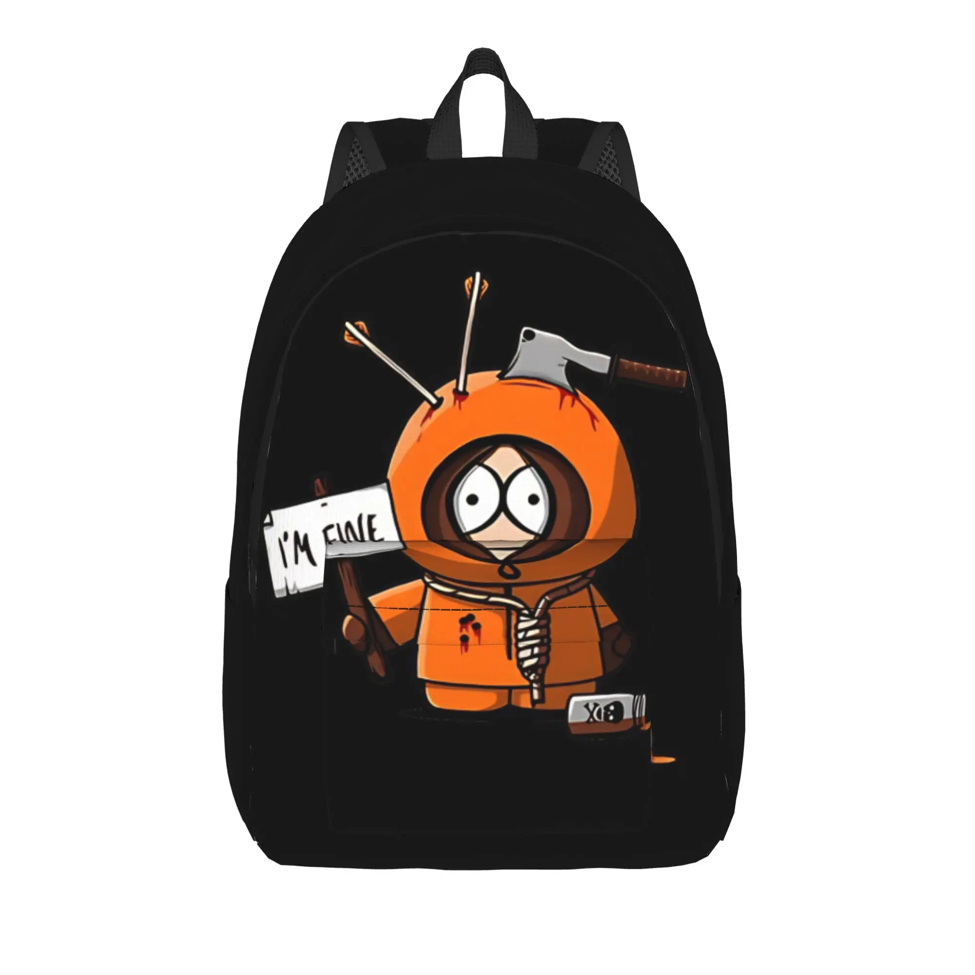 S-South Park Storage Bag Back to School Season I'm Fine Versatile Backpack