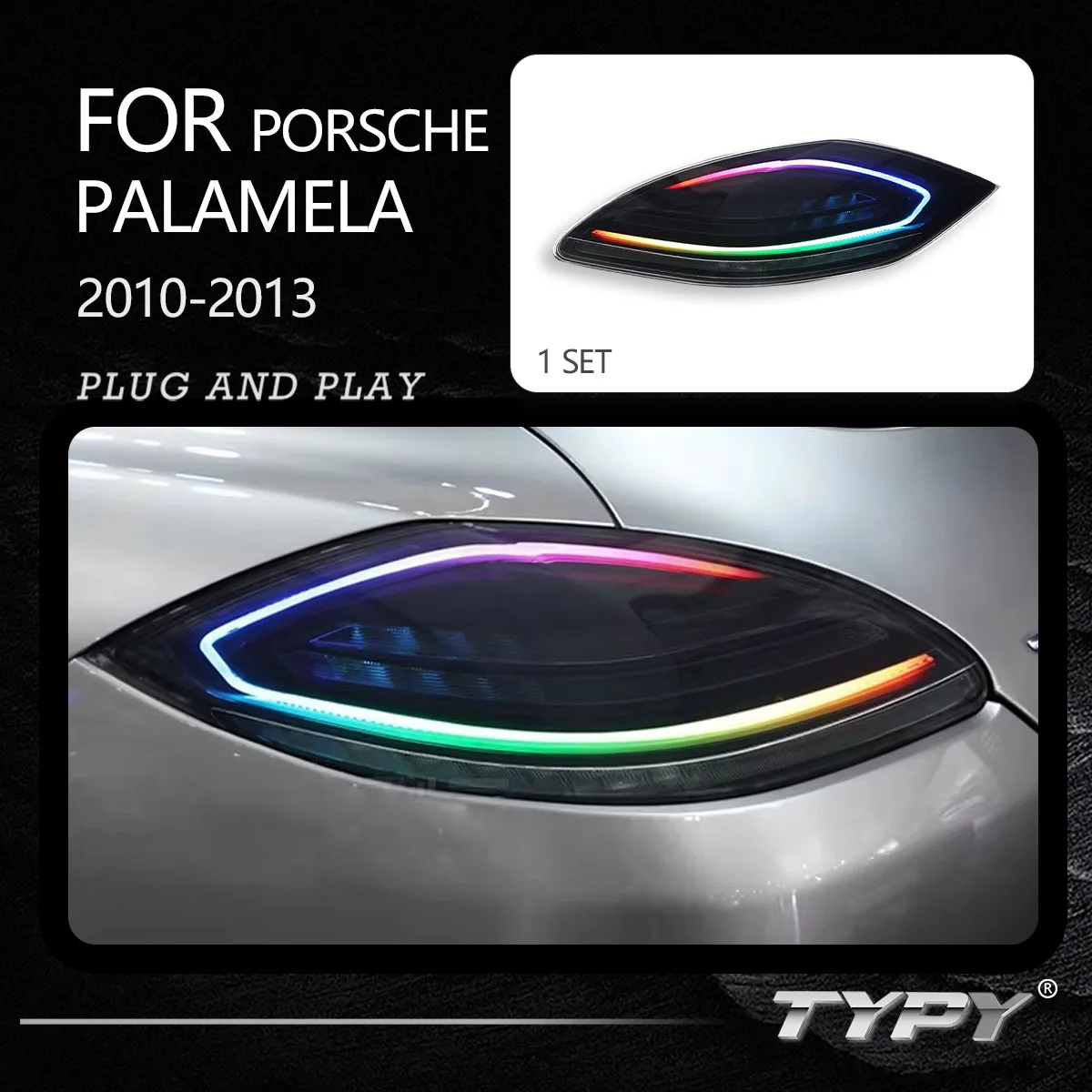 

New LED Tail Lamp Upgrade Modified For Porsche Panamera 970 RGB Taillight 2010-2013 970.1 Dynamic Signal Lamp Auto Accessories