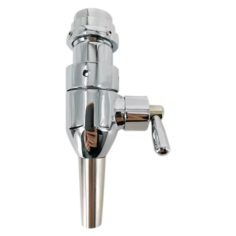 

HOT-Bottle Filler Adapter,Bottle Filling Tap,Beer Valve Faucet Stainless Steel Tap Brewing Black Beer Adjustable Tap