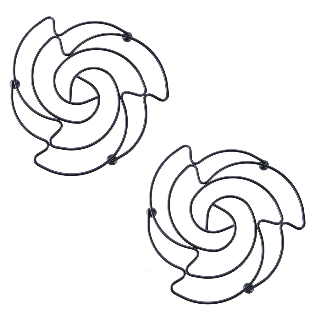 

2Pcs Thickened Iron Pot Mats Heat-Resistant Kitchen Table Pads Insulation Non-Slip Pan Holders Plate Bowl Protectors