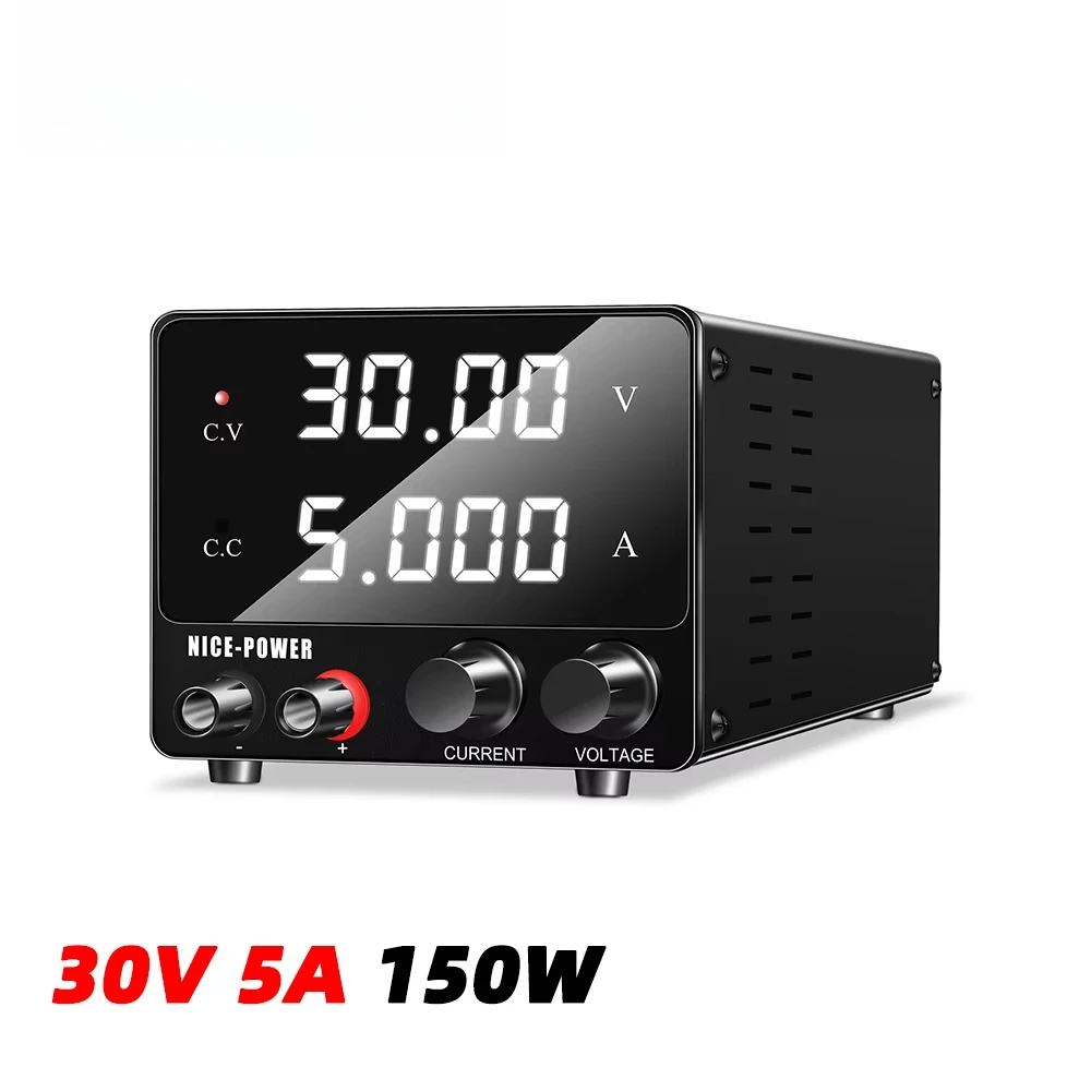 

SPS-F305 150W Mini DC Power Supply 30V 5A 3-Digit Display Over Temperature Protection for Electronic Devices Repairing