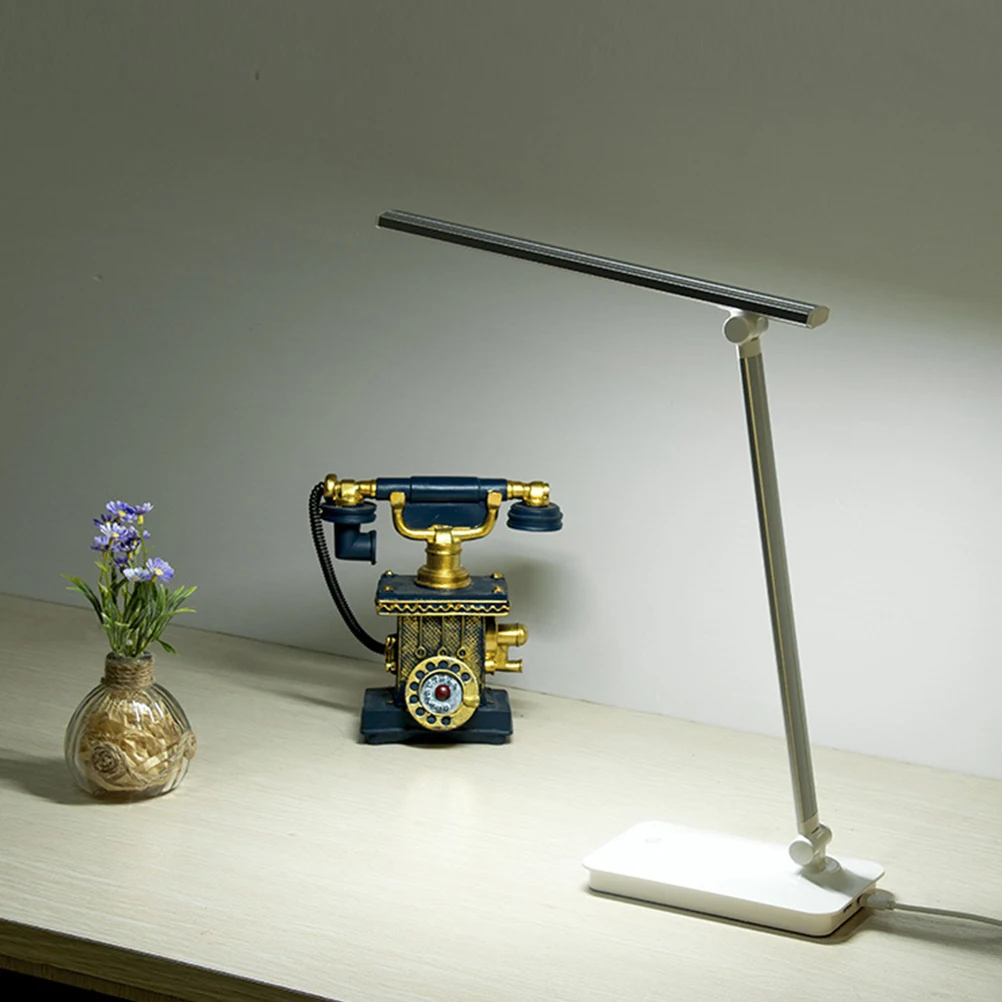

LED Eye Protection Desk Lamp Dimmable 3 Levels Touch Control Foldable Table Light Reading Lamp Uniform Brightness USB Powered
