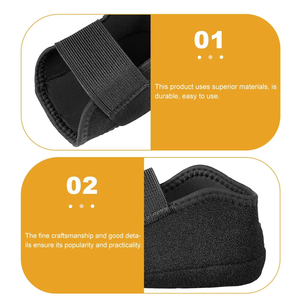 

2pcs 1Pair Heel Protective Covers Durable Shockproof Anti-Slip Heel Sleeve Pain Relief Comfortable Support Foot Care Tool