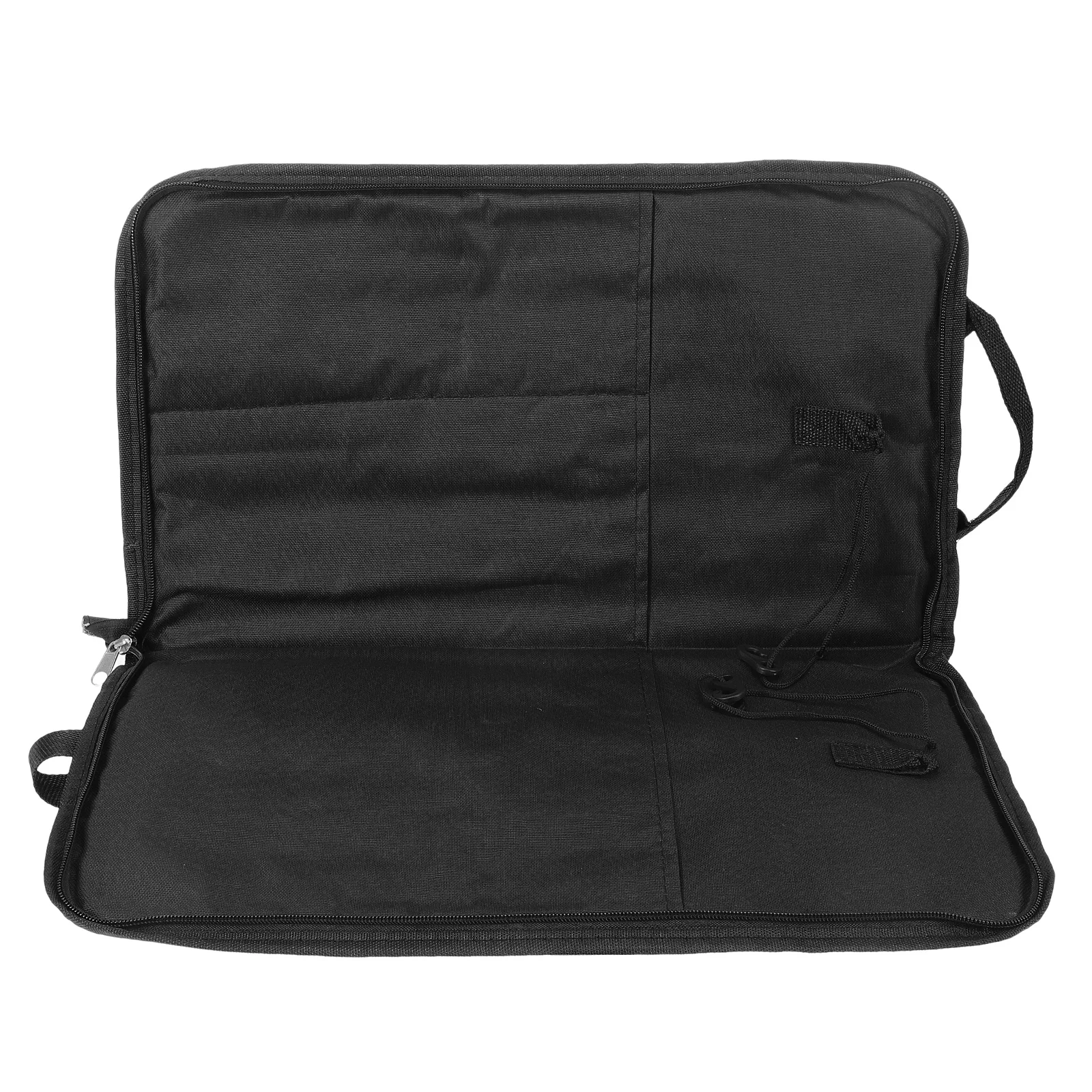 Przenośny, wielofunkcyjny plecak do przechowywania pałek perkusyjnych i akcesoriów, profesjonalna konstrukcja odporna na zużycie.