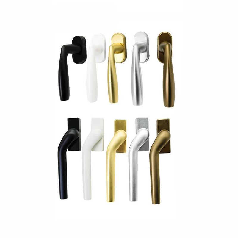 1PCS Door And Window Handles Casement Windows Broken Bridges Aluminum Alloy Window Handles Plastic Steel Inner Opening Handles