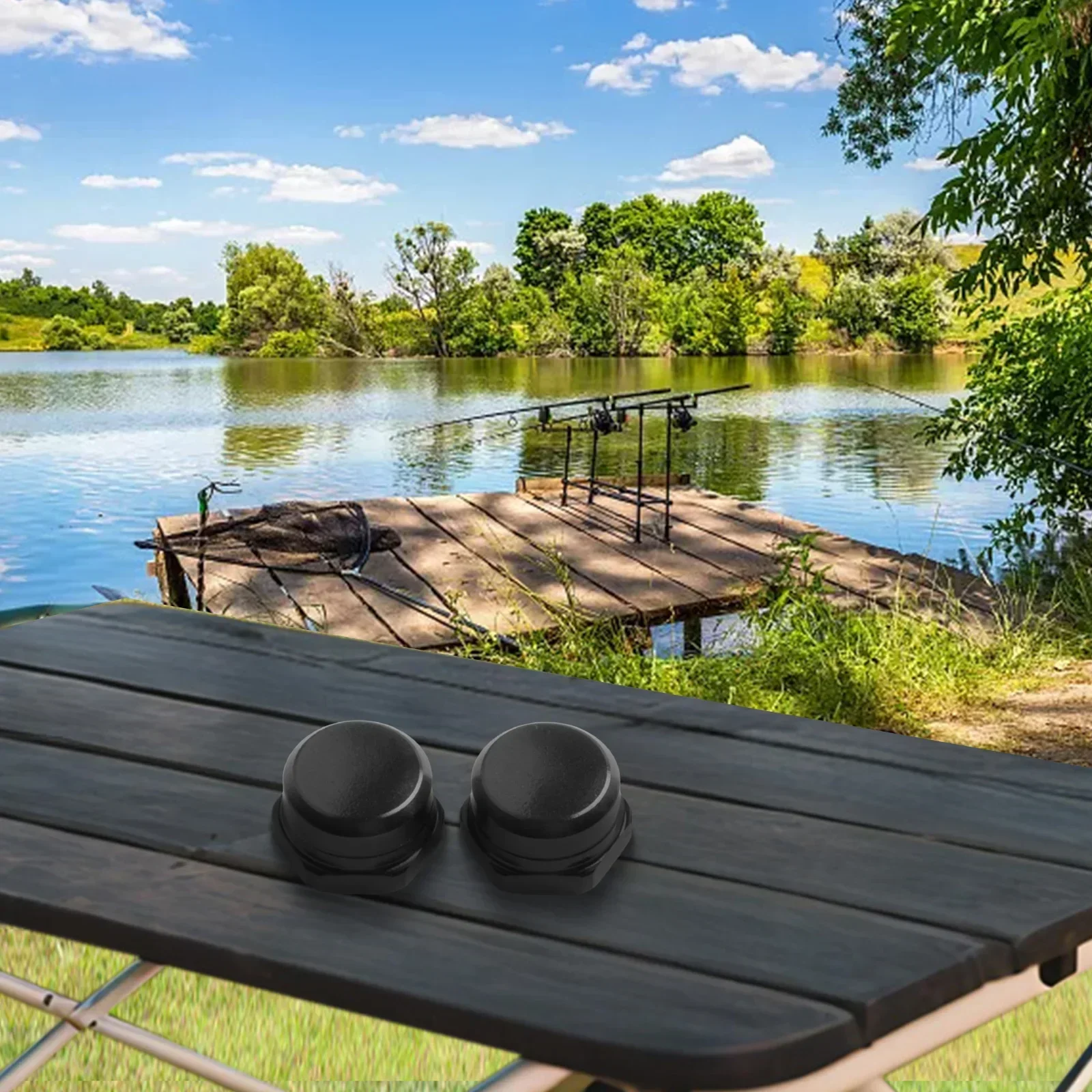 2Pcs Fishing Reel Accessories Aluminum Alloy Fishing Tools For SHIMANO Snap M7 Spindle Nut Modified 7*4mm Rocker Handle Screws