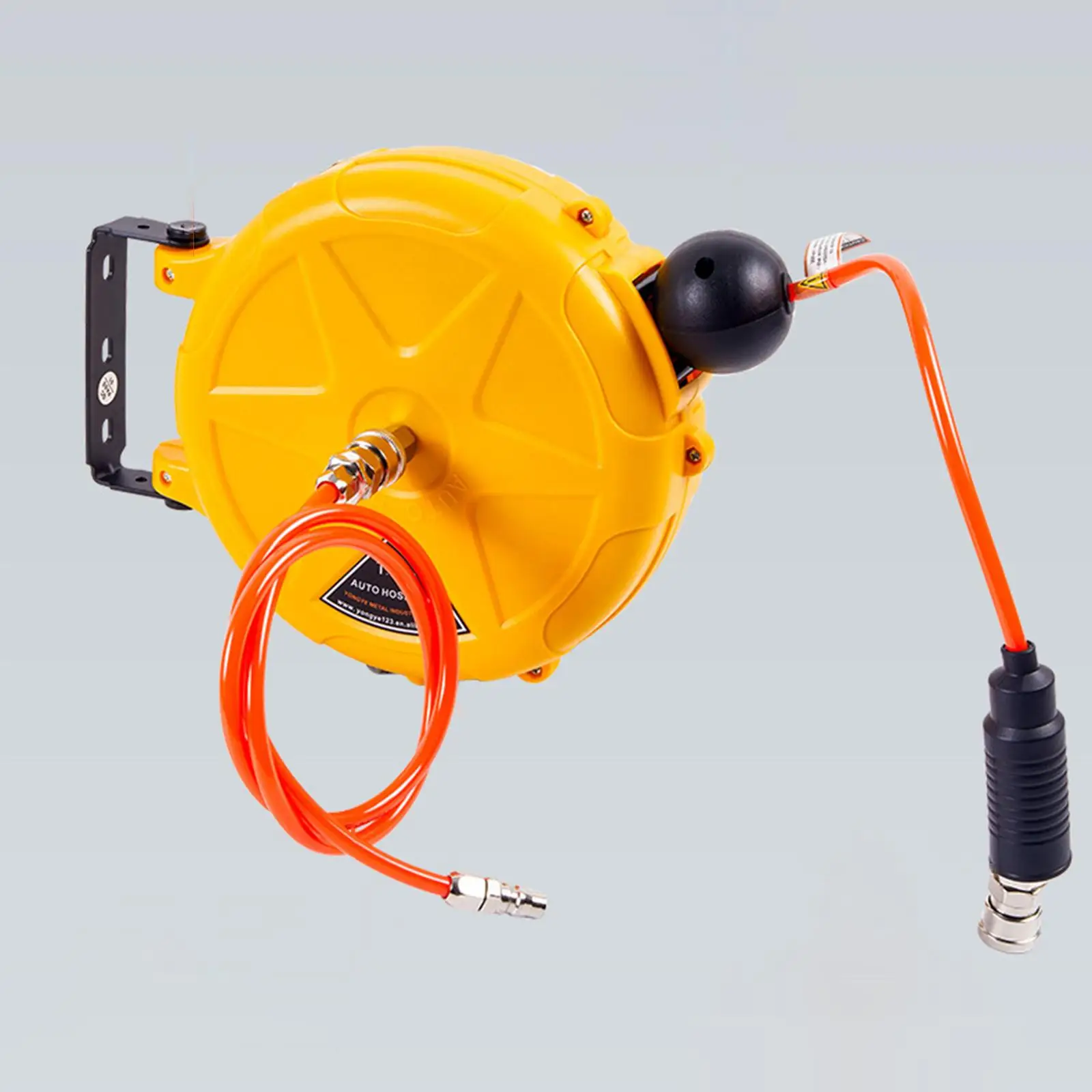 

Automatic Retractable Air Hose Reel with 10M Air Hose Slow Retraction for Car Washing Workshop Garage Garden Watering