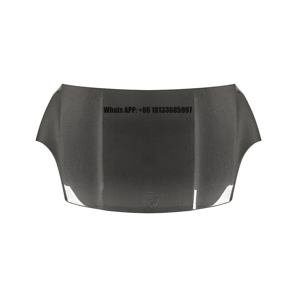 

Kburning 2018-2023 for Cayenne 9Y0.1OE Style Double Side Dry Carbon Fiber Hood Boot for Engine Cover