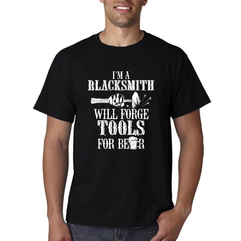 Title: Men T Shirt Blacksmith Will Forge TOOLS for Beer Women T-Shirt