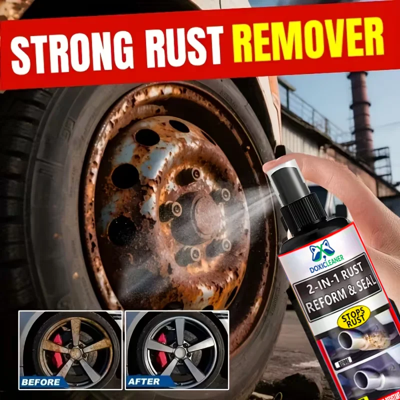 3.38 oz Multipurpose Metal Polishing Spray - Rust Remover and Anti-Oxidation, Restore Shine to Cars,cycles, Stainless Steel Kitc
