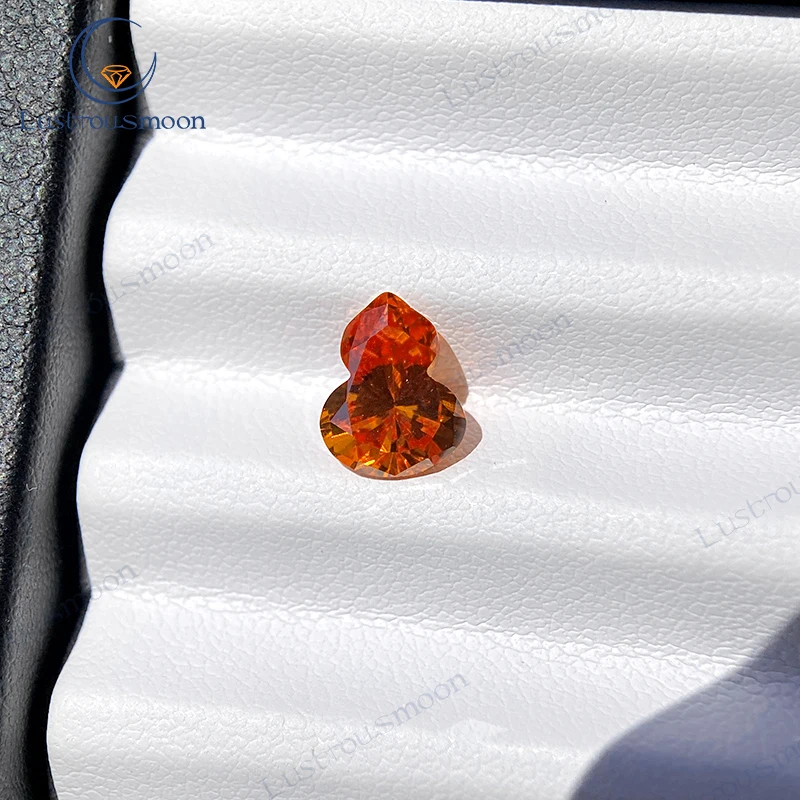 

Дизайн в форме тыквы Оранжево-красного цвета Цирконий Уникальная огранка Свободный драгоценный камень CZ Изящные бусины для ювелирных изделий на заказ Готов к отправке