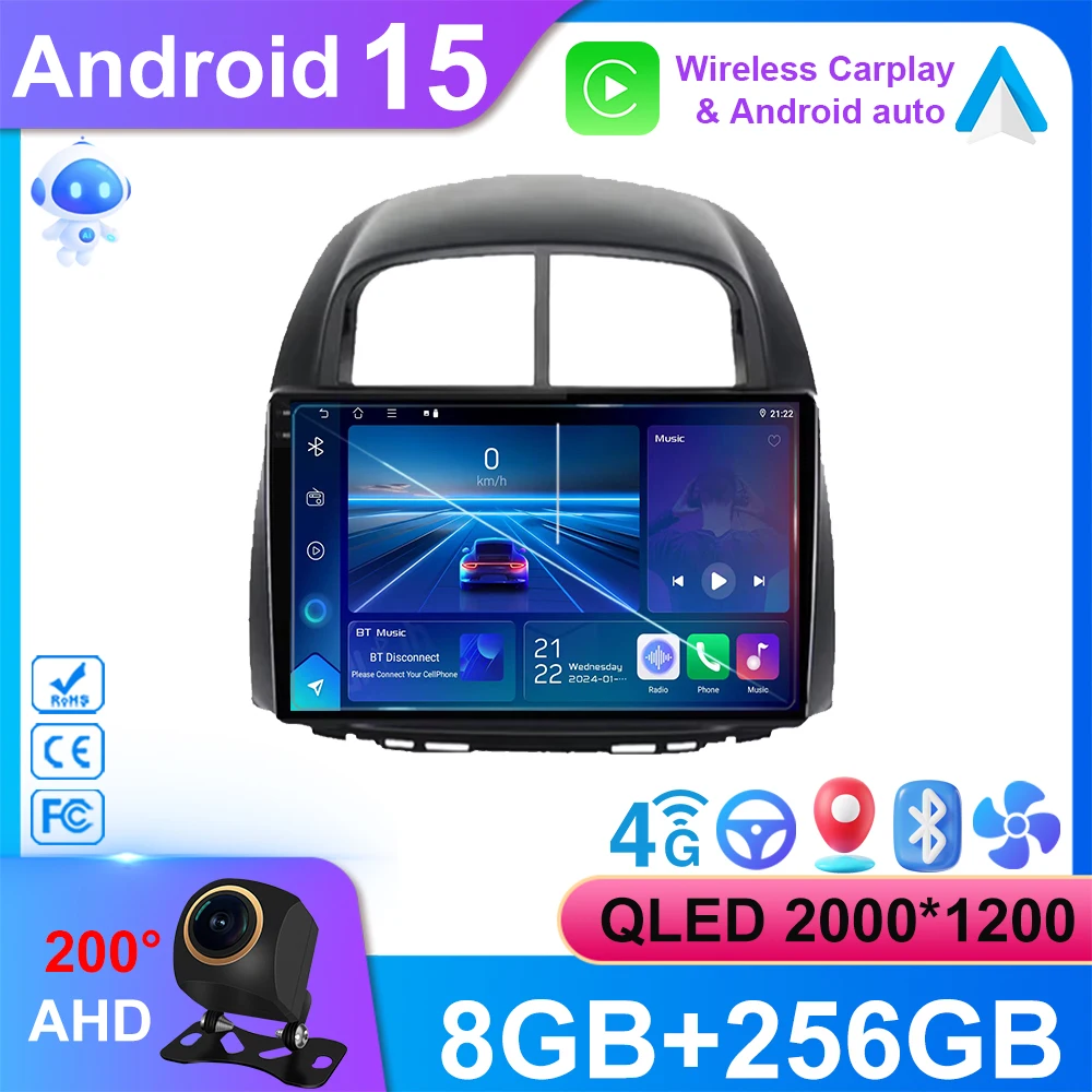 

Android14 Radio For Toyota Passo Daihatsu Boon Sirion Subaru Justy Perodua Myvi NavigationGPS Stereo Multimedia Wireless Carplay