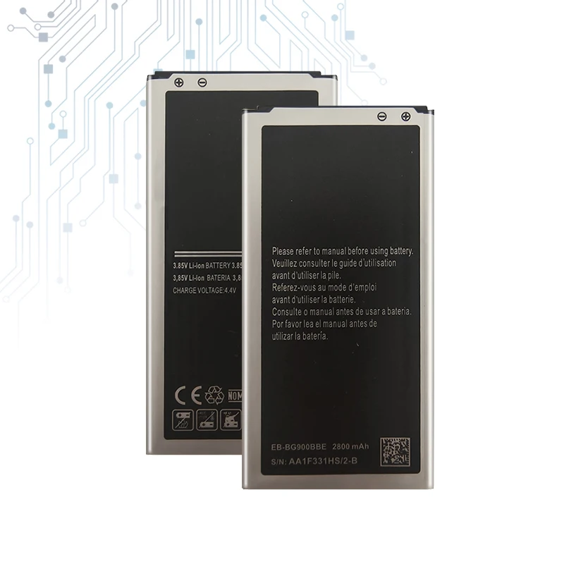 Replacement Battery For Samsung Galaxy S5 SM G900 G900S G900I G900F G900H 2800Mah EB-BG900BBE