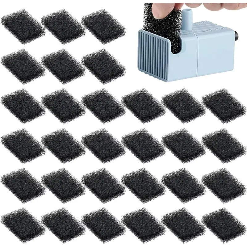 Filtros de esponja de espuma de substituição MOPHE 30 unidades para Petkit Eversweet 3 Pro/Solo 2/Solo SE, peças de fonte de águ
