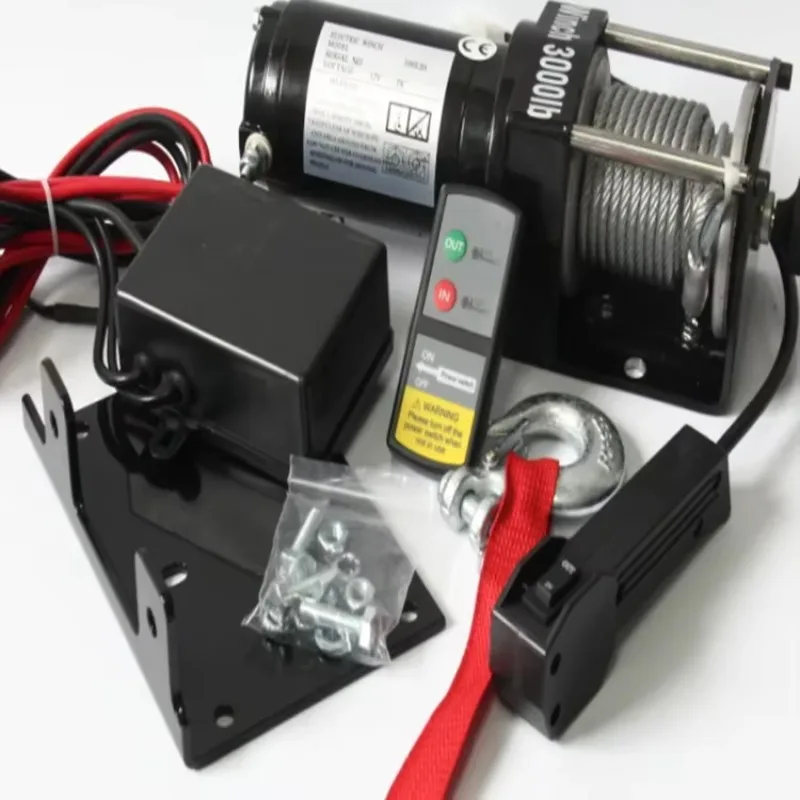 

NEW Wholesale price Heavy Duty 4WD Electric Winch with Wireless Control 12V 24V 12000lbs 5443kg Winch for 4x4 Off Road Truck