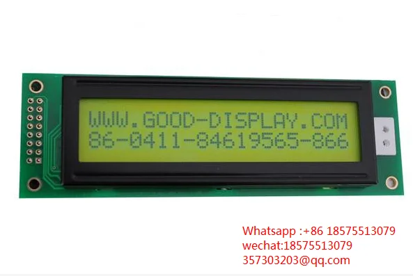 

High Quality S6A0069 JHD 40x4 4004 40*4 Character LCD Module Yellow Green LED Backlight S6A0069