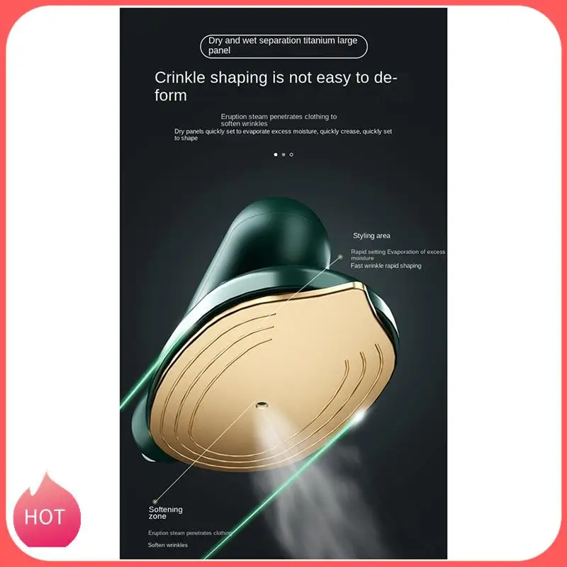 HOT-Mini Handheld Steam Iron For Home Travel, Fast Heating Clothing Fabric Wrinkle Removal Iron EU Plug