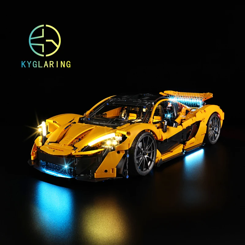 Kyglaring Led Lighting Set DIY Toys for 42172 Technical McLaren P1™ Blocks Building (Only Light Kit Included)