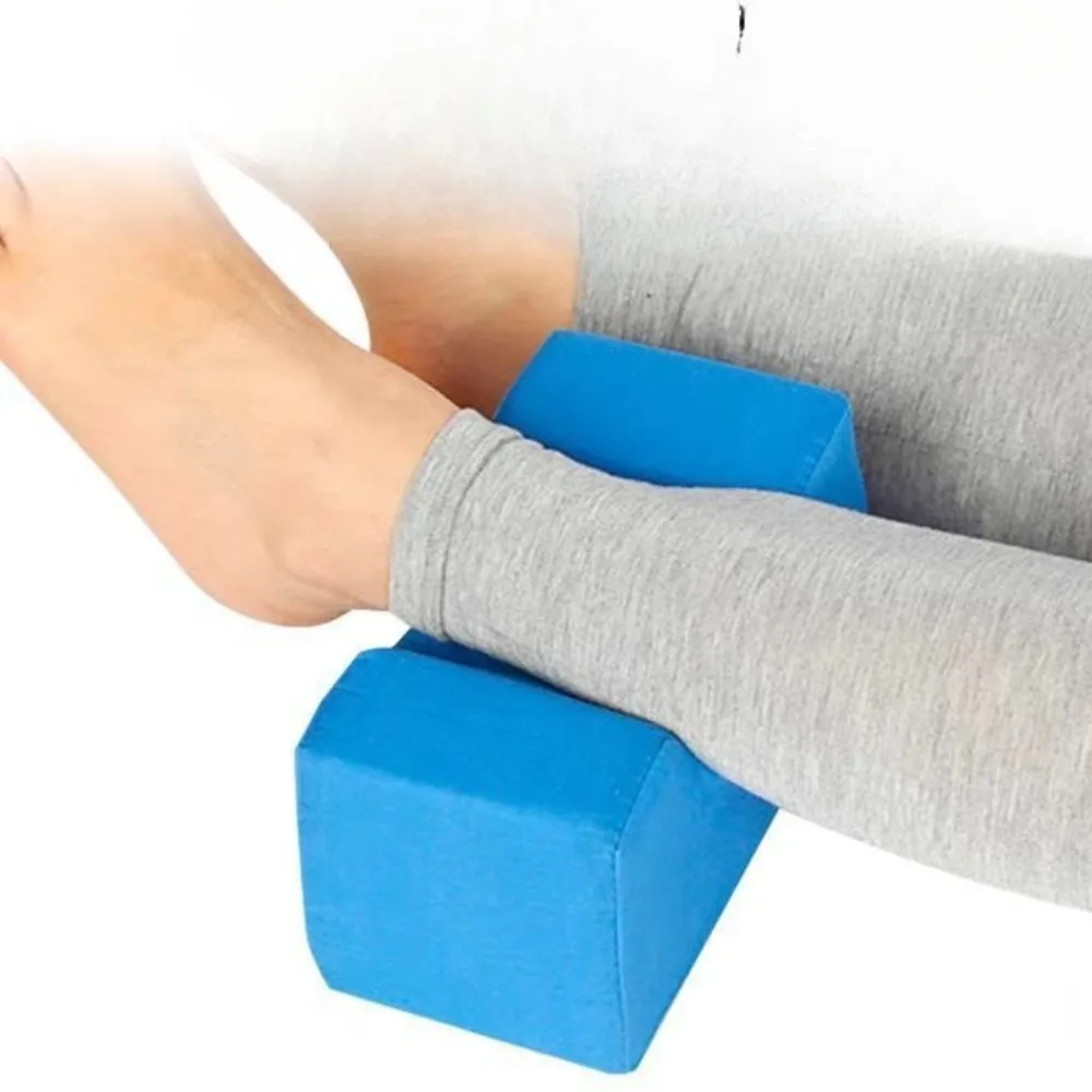 Reposapiés de esponja para piernas, cojín de espuma viscoelástica para relajación, almohada de soporte de masaje, cojín de soporte para aliviar el dolor de piernas portátil suave