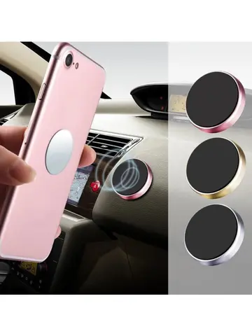 Magnetic Car Phone Holder Universal Magnetic Mount Bracket Stick on Car Dashboard Wall for iPhone Xiaomi Huawei Phone Car Holder