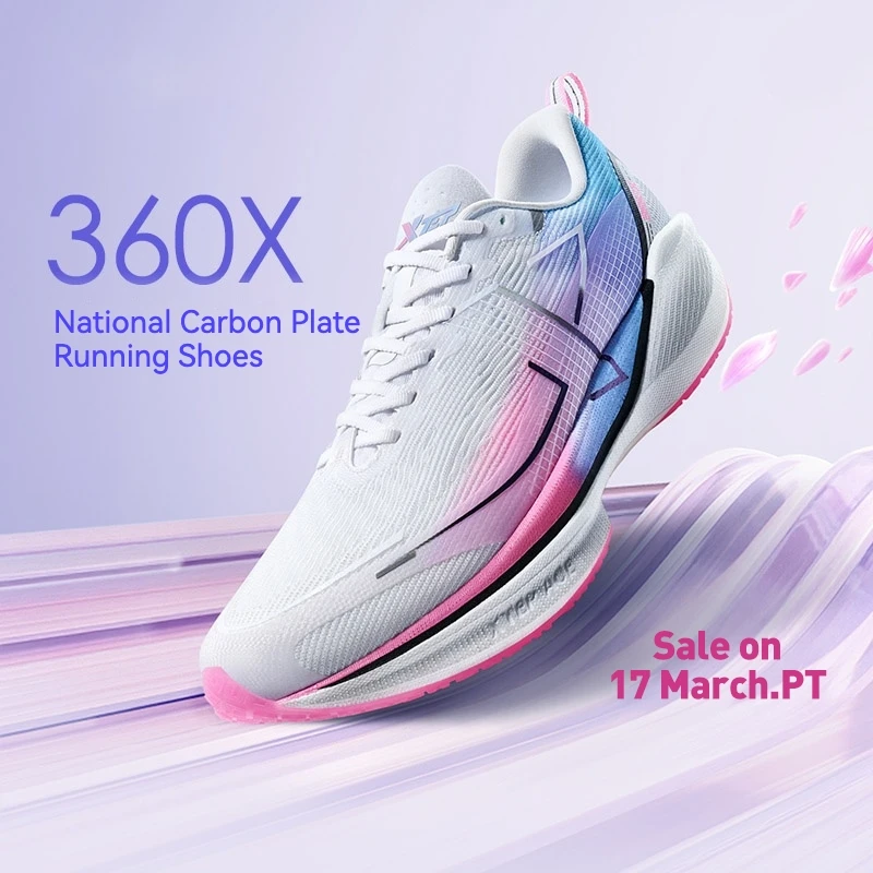Xtep 360X 전문 러닝화 남성용, 탄소 플레이트 마라톤 PB 스포츠 신발, 경량 ETPU 소재 스니커즈 976119110080