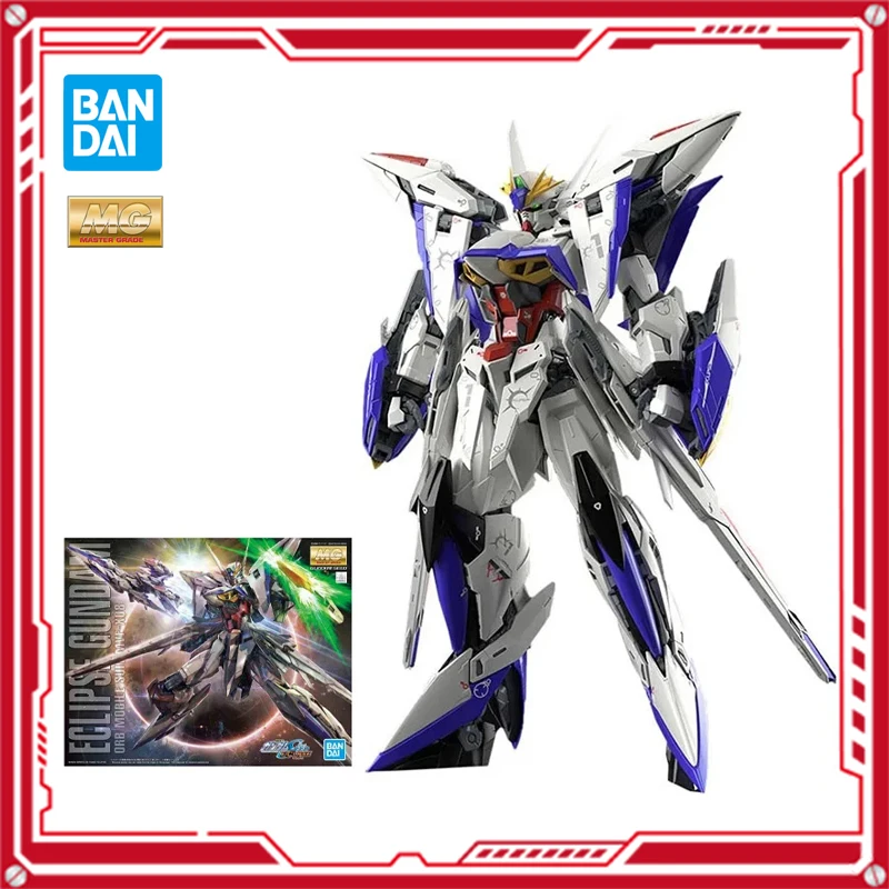 

In Stock Bandai MG 1/100 MOBILE SUIT MVF-X08 Eclipse Gundam Original Anime Figure Model Toys Action Collection Assembly Doll Pvc