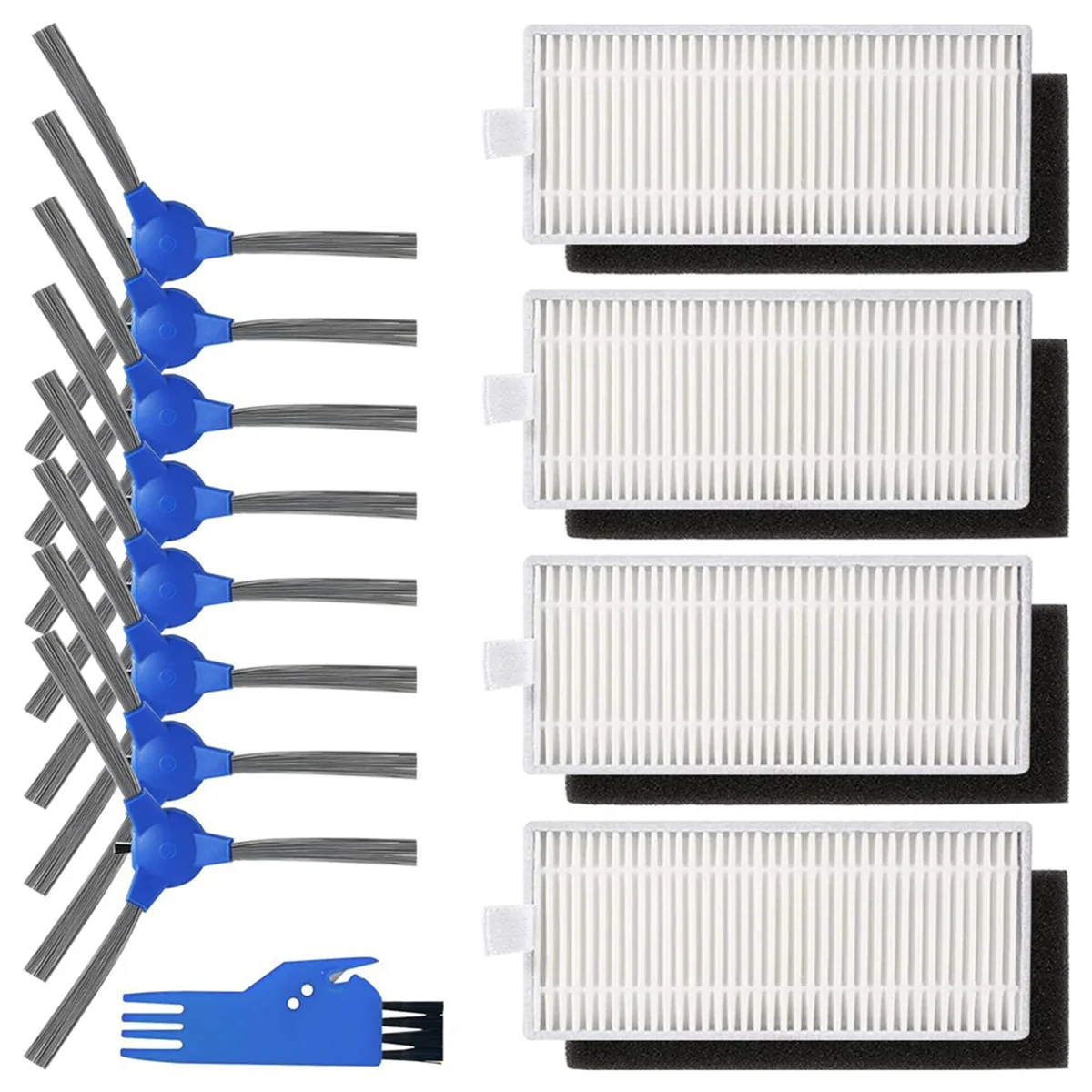 로봇 진공 청소기용 교체 필터 사이드 브러시, RoboVac 11S, RoboVac 12, 15C, 15T, 25C, 30, 30C, 35C