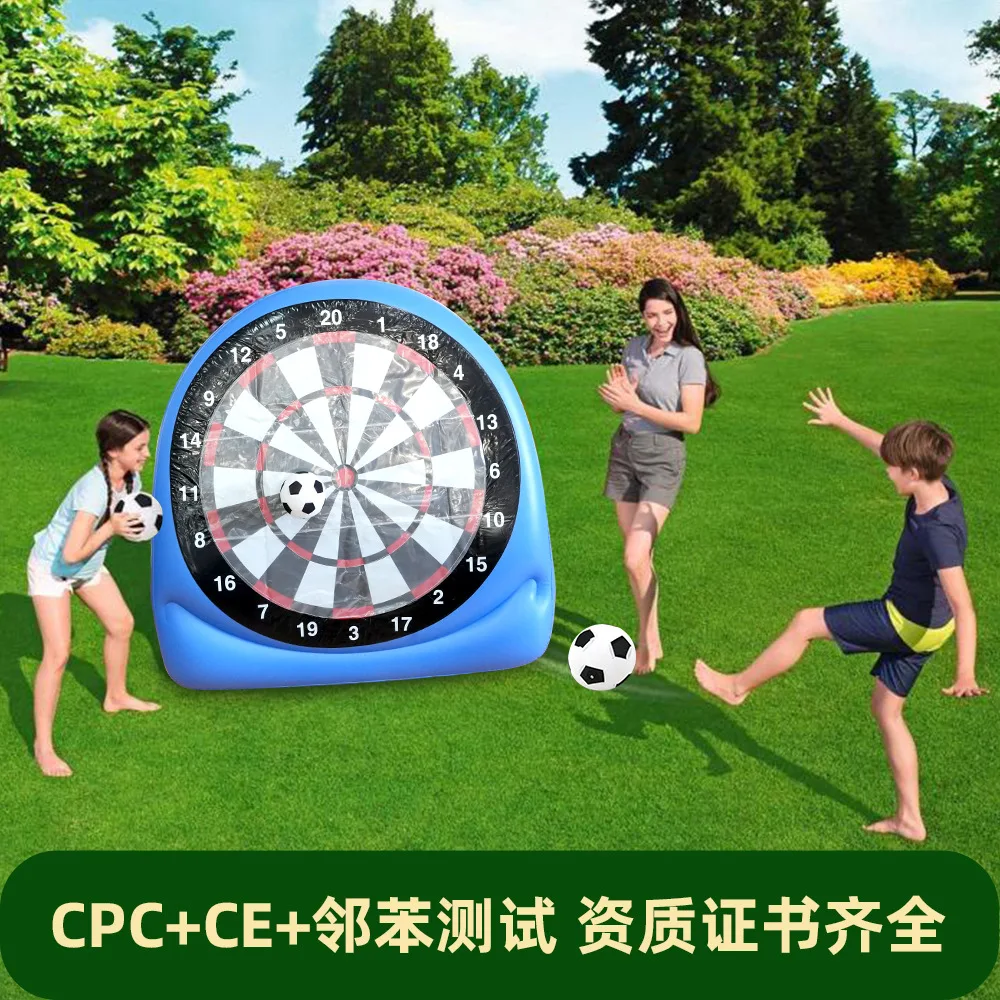 Playground Inflatable Soccer Target Fun Shooting Soccer Outdoor Amusement Park Inflatable Big Soccer Target