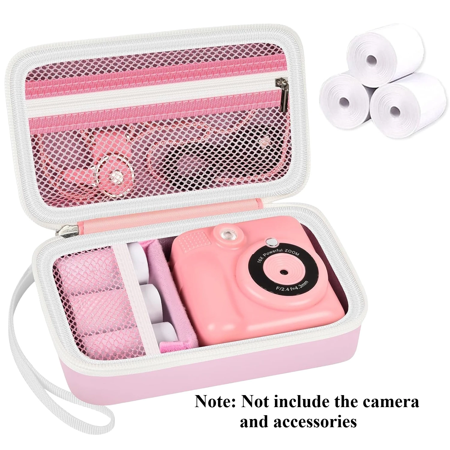 

Kids Instant Print Camera Case and 3 Rolls Instant Camera Refill Print Paper Compatible with ESOXOFFORE for Dylanto for Anchioo