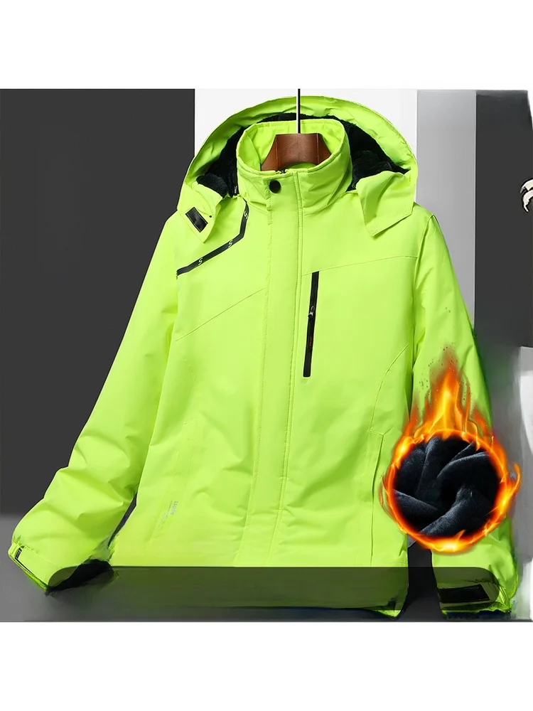 

Мужская утепленная хлопковая куртка на флисовой подкладке для осени и зимы, молодежная, теплая, приталенная, верхняя одежда