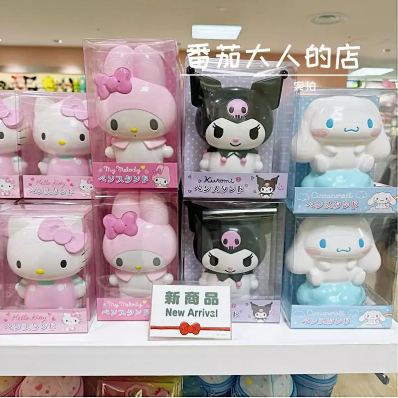 

Sanrio Characters Series Kuromi Hellokitty My Melody Cinnamoroll Cute Pen Holder Stationery Makeup Brush Storage Ornament Gift